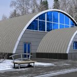 Где применяются арочные сэндвич-панели в современном коммерческом строительстве