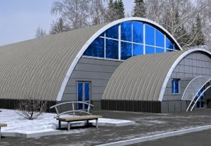Где применяются арочные сэндвич-панели в современном коммерческом строительстве